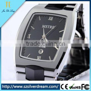 2015 gift watch Fashion Sapphire tungsten steel couple watch male watch calendar watch