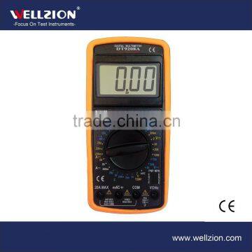 DT9208A,1999 digits lcd display multimeter