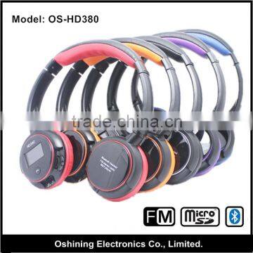 sport wireless bluetooth headphones with TF card