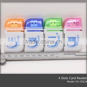 Wholesale All In 1 USB 2.0 sim Smart Card Reader(OS-CR124)