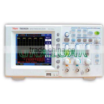 HOT SALE! 25MHz, 400Msa/s,2.4M Depth , 2 Channel Portable Digital Storage Oscilloscope TDO3022A