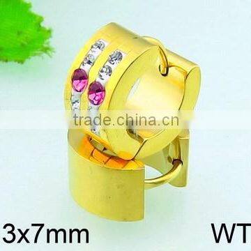 China big factory wholesale dubai gold jewelry changeable gold earrings