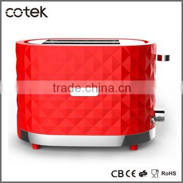 Diamond Design Bread Toaster with Browning Control