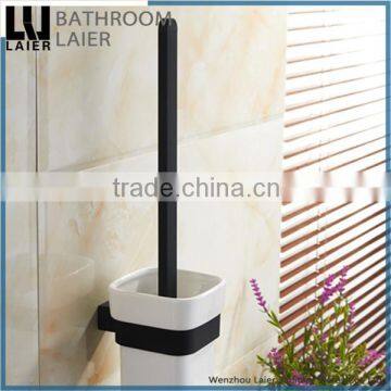 Elegant China Supplier Zinc Alloy Soft Feeling Bathroom Accessories Wall Mounted Toilet Brush Holder