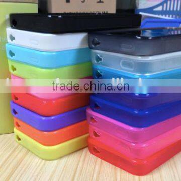 Big Sale White Blank 2D Sublimation TPU Silicone Rubber Phone Case for Iphone4S
