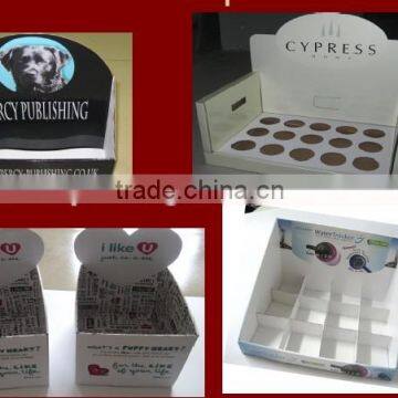 DW952-cardboard counter display stand for sales promotion from shanghai