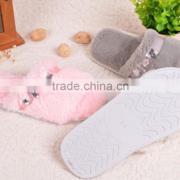 2016 Winter Women Men Fleece Warm indoor slipper shoes