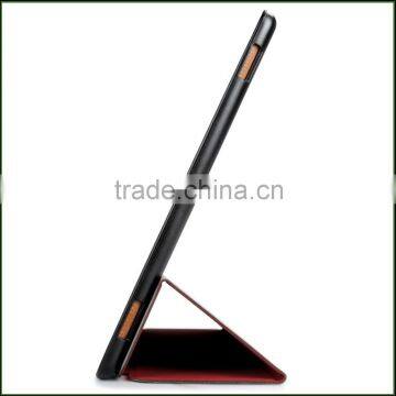 Factory New Arrival Ultra Thin Tri-folding Tablet PU Leather Smart Cover for IPad Pro