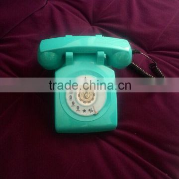 Rotary Retro landline telephone old fashioned corded phones