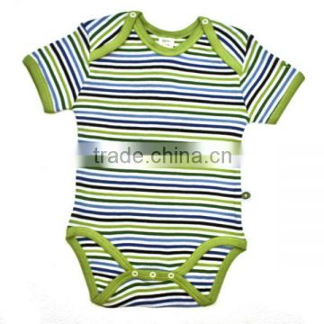 Organic Cotton Baby Rompers-Short Sleeves