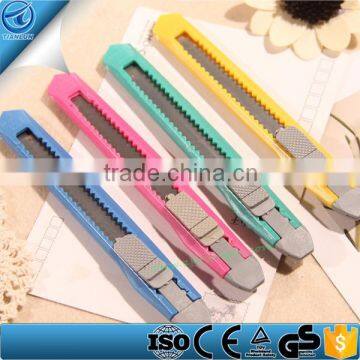 Free Sample Plastic Box Cutter Safety Knife Office,Portable Mental Art Knife Factory,Utility Cutter Safety Knife Tool for Office