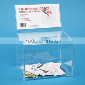 Acrylic Ballot Box, Suggestion Box, Acrylic Ballot Box - Large