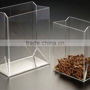 Square Acrylic Storage Bin For Biscuits