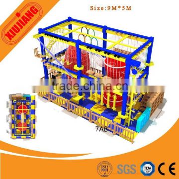 Hot Sale Kids Indoor Climbing Toys, Ropes Course For Shopping Center