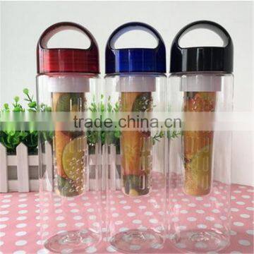 Hot sale product! 700ml bpa free tritan fruit infuser/lemon cap water bottle
