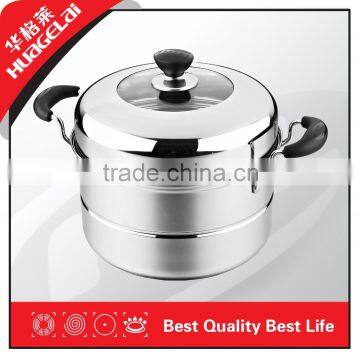 2013 Big Stainless Steel Steam Pot,with 2 racks,28/30/32/34/36/38CM,Induction Available