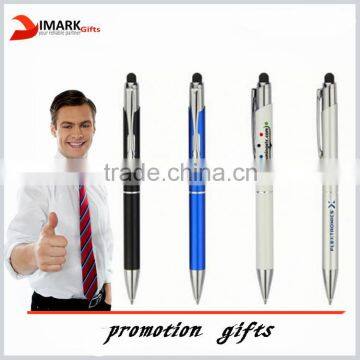 promotion aluminum ballpen and touch screen