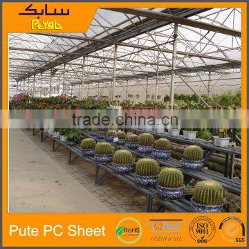 Large Size and Multi-Span Agricultural Greenhouses Type polycarbonate sheet greenhouse