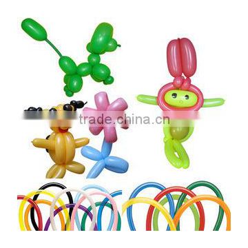 High quality cartoon animals long balloon, Christmas day latex long balloon animals balloon wholesale