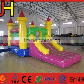 Kids Small Inflatable Commercial Bounce House Combo, PVC Tarpaulin Small Inflatable Bouncer With Slide photo-2