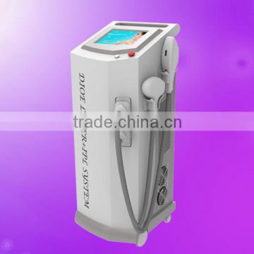 3000W Skin Rejuvenation 808+IPL 808nm 808nm Diode Skin Rejuvenation Laser Hair Removal For All Skin Types