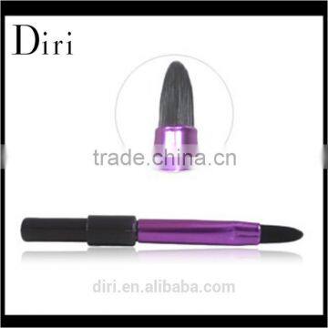 China Manufacturers Nylon Lips Makeup Brush with Clear Handle Lip Brush Used for Lipstick