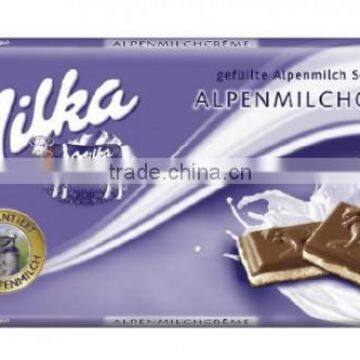 MILKA 100g Alpine Milk Creme Chocolate FMCG hot offer