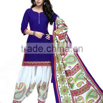 blue wholesale dress material in surat