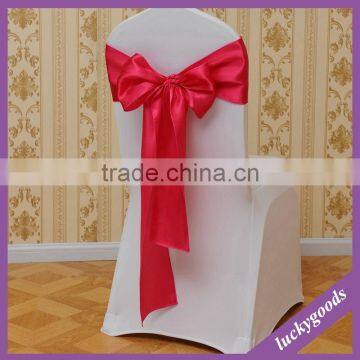 wholesale red color satin chair sashes for weddings