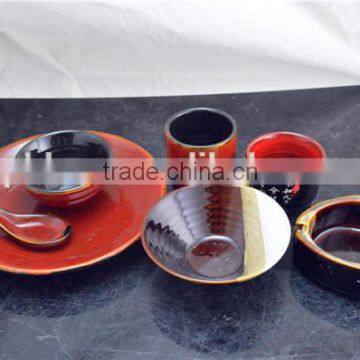 dark glazed porcelain dinner set made in hunan,handmade porcelain dinner set,elegance fine porcelain dinner set