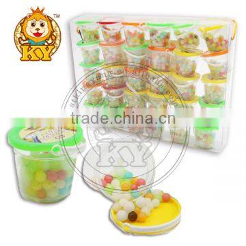 Bucket Bottle Colorful Sweet Ball Shape Candy