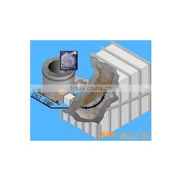 electromagnetic pump for recovery the aluminum chip