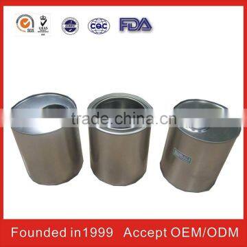 chemioal airtight tin can with chemical round tin