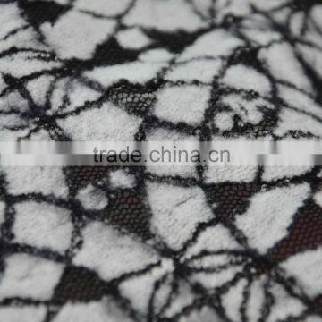 Two Color mi Brushed Spande African Lace Fabrics photo-5
