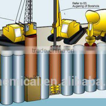 Anionic Polyacrylamide used for Bore Piling new marketing in Vietnam Thailand India