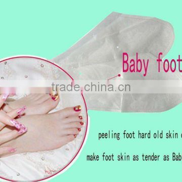 Exfoliating foot mask