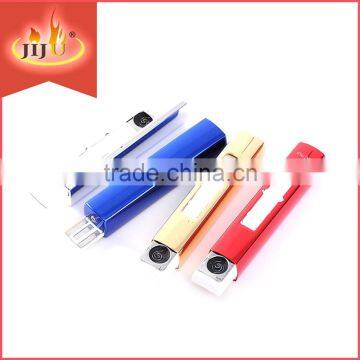 JL-073V Jiju Custom Windproof Rechargeable Electric USB Lighter