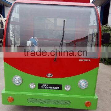 Food Making Car Dinner Cart and Fast Food Four Wheel Snack Bus photo-3