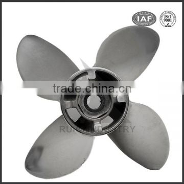 High precision cast carbon steel casting 4 Blades marine propeller