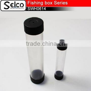 SWH0611 Transparent plastic tube fishing float box