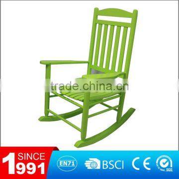 Outdoor garden wooden furniture rocking chair