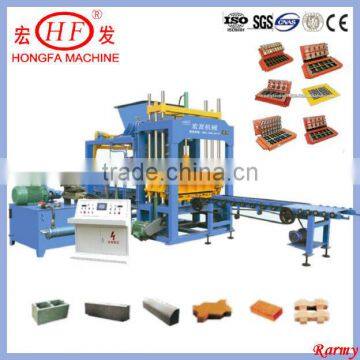 Liberia QT5-15 hollow brick making machine,paver block machine,cement block making machine,company directly block machine