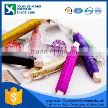 Xun Qiang Low Price Wholesale Bulk Color Painted Bendable Wire for Craft photo-3