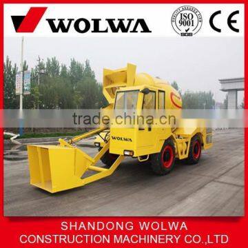 Wolwa 0.5cbm GNJZY500 Mobile Hydraulic Concrete Mixer