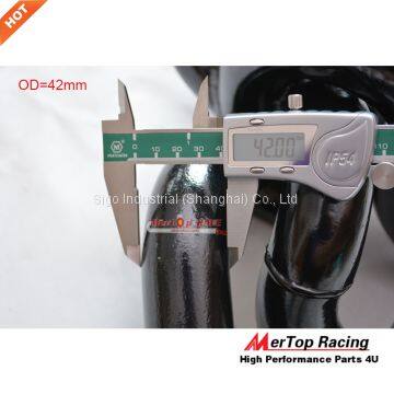 МЕРТОП Мангист с черной покрытией толщиной 3 мм для Niss** Skyline GTR R32 R33 R34 RB26DET RB26 T4 TWIN TOP MOUNT с выпускным клапаном диаметром 38 мм photo-2