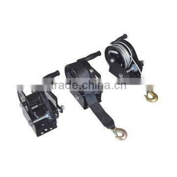 Manufacturing 1200lbs Galvanized Two Way One Speed Barge Winch With Cable photo-5