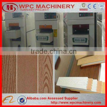 WPC wood plastic surface treatment sanding machine WPC sander