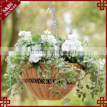 Garden Decor Wholesale Multi Colors Hanging Basket Plastic Flower Pot photo-3