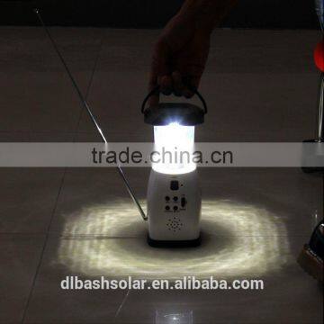 FM Radio Solar Power and Emergency Crank Solar Lantern &solar Charger photo-2