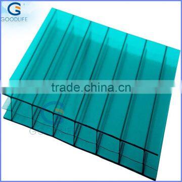 China Factory Durable Three Wall Polycarbonate Hollow Sheet With PC Granule photo-2